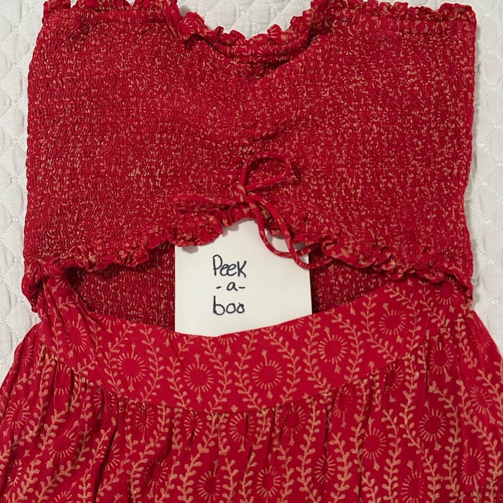 Shore Smocked Ruffle Hem Romper - Picture 3 of 10